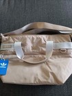 Nwt Adidas  Beige Logo Puffer Shopper Tote Crossbody Shoulder Bag Brand New look