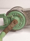 Vtg Lorraine Metal Mfg Co  Cast Iron Green Handheld Rotary Grater shredder