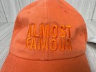 Vtg Almost Famous Promo Hat Dreamworks 2000 Orange Very Rare With Tag