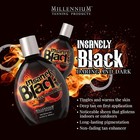 Millennium Tanning  Insanely Black Hot Tingle 60x Dark Tan Bed Lotion 13 5 Oz