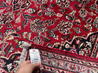 6x9 Antique Oriental Rug Hand-knotted Red Blue Vintage Clean Fine Handmade 7x9