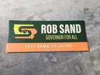 Rob Sand Sticker Iowa Governor Race Governor For All 8 5  X 3 5 