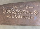 Antique Wright   Ditson St  Andrews Lh Putter 20   s Wood Hickory Shaft Golf Club