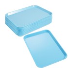 20pcs Dental Flat Trays Autoclavable Plastic Tray Size B 13 25x9 75   10 Colors 