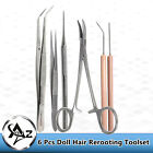 6x Doll Hair Rerooting Doll Making Doll Repairing Restring Diy Accessories Tools
