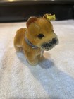 Vintage Steiff Original 4    Boxer Dog Tags button  Original Collar Factory Bag