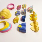 Vintage Fisher-price Snap  n Style Blue  Pink   Yellow Outfit Bundle 13 Pieces