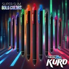 Pentel Energel Kuro Liquid Gel Pen 0 7mm Medium 8 Pack Assorted Bundle  48 Pens 