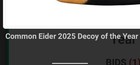 2025 Ducks Unlimited Decoy Of The Year  Nib 