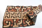 New Vintage African Kuba Dance Skirt 136x23 Raffia Textile Applique Congo Cloth