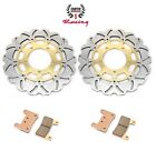 Front Rear Brake Disc Rotors   Pads Suzuki Gsxr600 Gsxr750 2006 2007