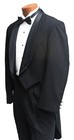 Black Oscar De La Renta Tuxedo Tailcoat - Ideal For Halloween   Formal Events 