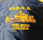 Vintage Chesapeake And Ohio Railroad Toledo Ohio Dock Size Xl Rare Nice