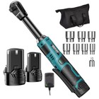 Seesii 3 8  1 4  Extended Electric Ratchet Wrench 6  Long Reach Cordless Ratchet