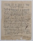 Broadside 1870 Eminence Missouri Land Sale Advertisement   Attorney D Dye Letter