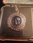 Ancient Roman Byzantine Coin Pendant 18k Over 925 Sterling Silver Not Scrap 19g