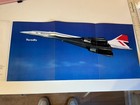 British Airways Boac Concorde Quadfold Original Publicity  Brochure 1975 Rare