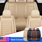 For Chrysler Car Seat Covers Full Set Front   Back Auto Cushion Pu Leather Pads