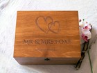 Custom Wedding Keepsake Box  Personalized Wedding Memory Box  Wedding Gift Box