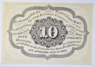 Fractional Currency  fr 1243 1st Issue 10 Cents   Bright Crisp Gem Uncirculated 