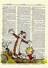 Calvin And Hobbes Dictionary Art Print Book Page Picture Poster Comic Book Decor