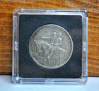 1925- Authentic Patina Stone Mountain 50c Silver Half Dollar Coin 12 5 Grams