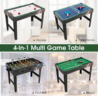 10-in-1 Multi Game Table  Combo Game Table Set W hockey  Foosball Pool Ping-pong