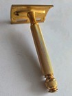 Vintage Gillette Pre-war Tech Safety Razor - Gold Ball End 1938-1945