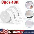 3pcs Caulk Tape Waterproof Self Adhesive For Bathroom Caulking Tape Shower Caulk