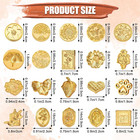 Wax Seal Stamp Kit  21pcs  Wax Stamp Seal vintage Classic Sealing Wax Stamp Head
