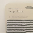 New 2 Muslin Classic Burp Cloths Absorbent 100  Cotton   Little Unicorn