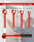 Kijeanis Hinge Gap Adjustment Wrench Set  Heavy Door Hinge Adjustment Tool