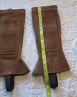 Adult Large Brown 14 5  Half Chaps
