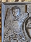 Vtg Owen Crafts Irish Robed Christ Plaque Ireland Replica 7th C  Dublin Museum