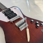 Fast Shipping Vintage-style Firebird Electric Guitar Silver Hardware Mahogany