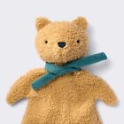 Cloud Island Plush Brown Bear Green Scarf Security Blanket Lovey Baby Toy