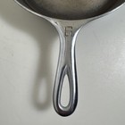 Vintage Griswold  6 Cast Iron Nickel Plated Skillet 699 Block Logo Erie Usa An