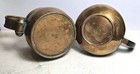 Vintage Hand Made Marked Copper Cream   Sugar Set By Hector Aquilar Taxco mexico