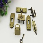 7pc 45mm Twist Turn Lock Set Metal Bag Clasp Buckle Diy Purse Hardware