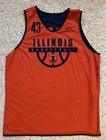 University Of Illinois Illini Game Used Worn Practice Jersey Basketball Xxl