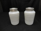 Vintage Hazel Atlas Milk Depression Glass Salt Pepper Range Shakers