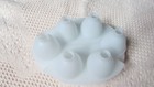  Jello Jell-o Jiggler Easter 6 Egg Mold Vintage White Oval Form Pour In No Tag