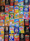 Old Baseball Cards - Unopened Packs Fr Wax Box  Huge Vintage 100 Card Lot