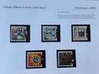 Gb Qeii 2010 Classic Album Covers  2nd Issue  Set Of 10 Full Gum Sg 3009-3018
