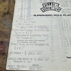 Villains And Vigilantes Superhero Role Play 1982 Stats Ratings Math Calculations