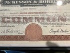 Mckesson   Robbins  Incorporated Stock Certificate 100 Shares 1965