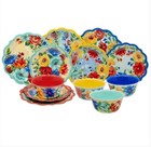 Htf Pioneer Woman Delaney 12-piece Melamine Dinnerware Set
