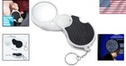 5x Lighted Magnifying Glass - Compact Pocket Magnifier With Auto Flip Led Light
