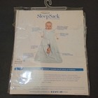 Halo Sleepsack Baby 0-6 Small Gray White Elephant Print Cotton Wearable Blanket