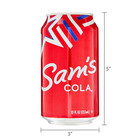 Sams Cola Soda Pop  12 Fl Oz  24 Pack Cans  Free Shipping    